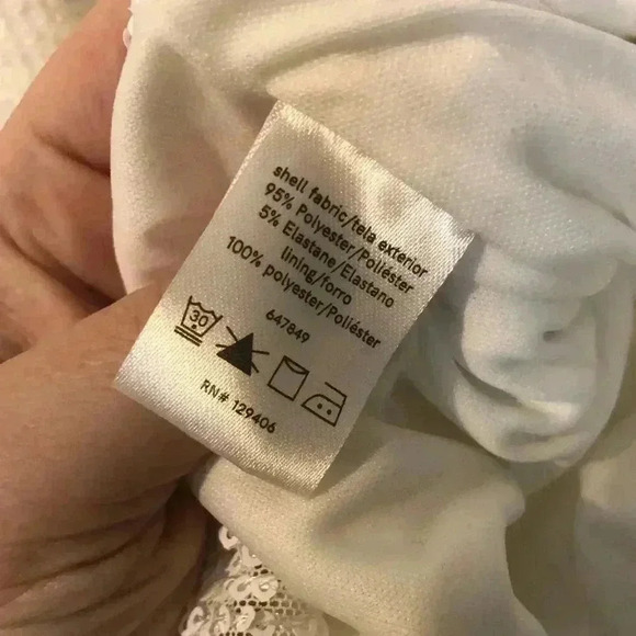 White Sequin Top - Picture 3 of 12